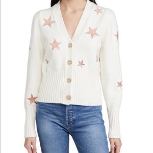 NWT $395 Cinq à Sept Morgan Embroidery Cardigan Sweater